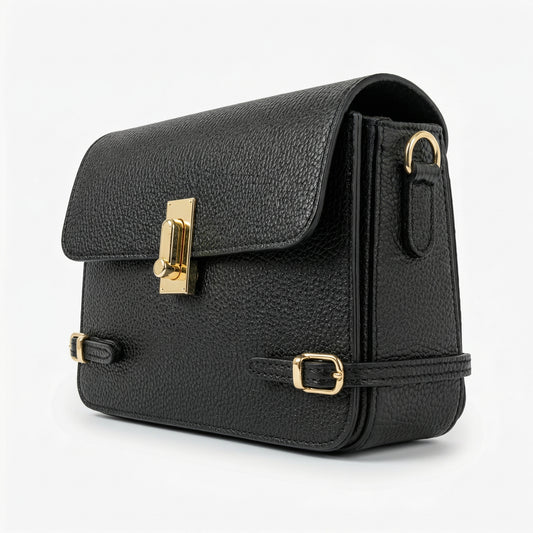 Borsa a tracolla Buckle Up in vera pelle by Stile Donna Bags