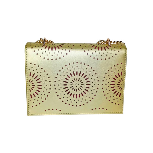 Borsa a tracolla da donna in ecopelle con catena - borsa finta