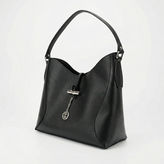 Borsa a tracolla Lorenza in vera pelle - Grande by Stile Donna Bags