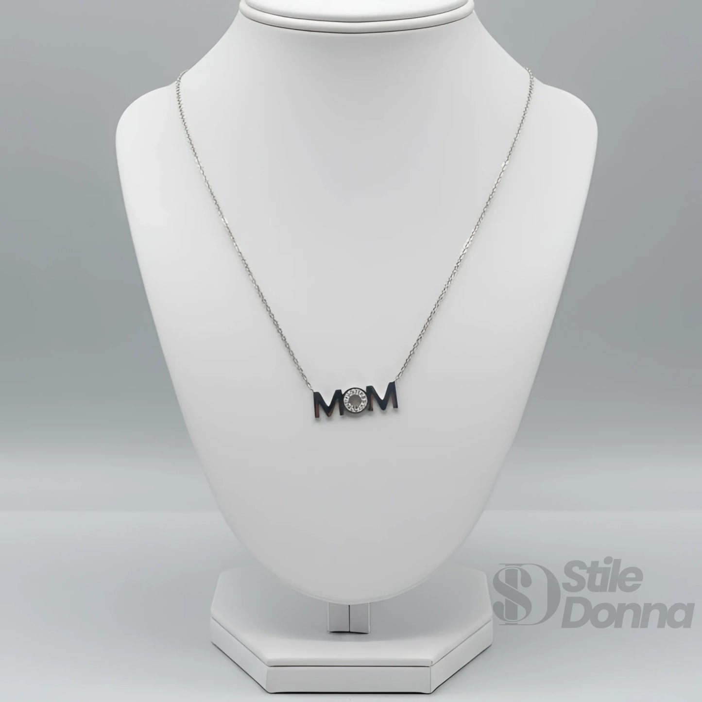 Collana Elegante Mom con Finitura Tono Oro - collana catena d’argento