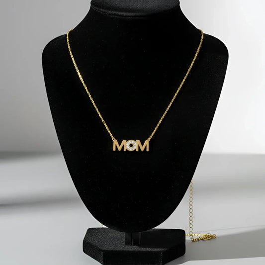 Collana Elegante Mom con Finitura Tono Oro - collana color oro