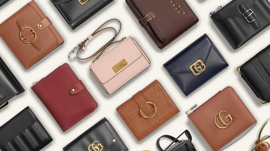 Pink leather mini crossbody bag with gold logo plaque, essential women’s bag