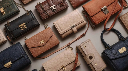 Beige quilted leather crossbody bag with gold hardware for borse economiche per signore