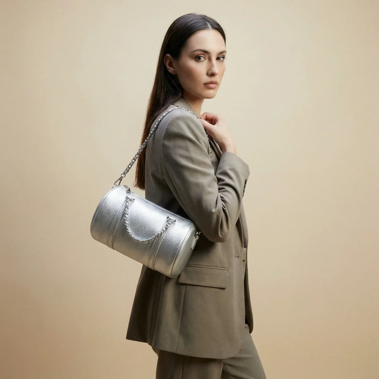 Borsa hobo in pelle marrone dalla collezione Borse e accessori da donna