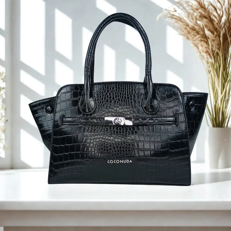 Borsa clutch intrecciata argento con tracolla catena da Borse Coconuda