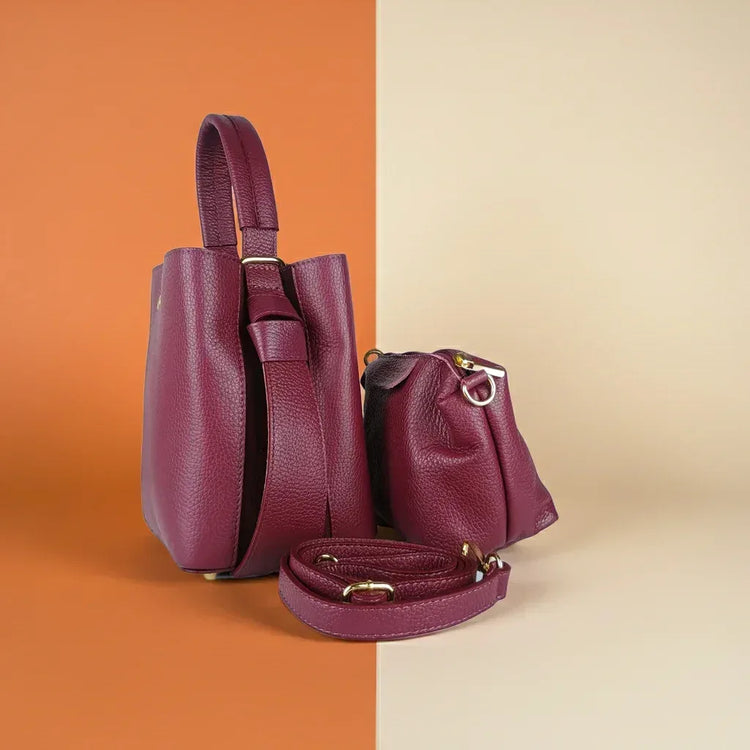 Borsa tote in finta pelle bianca dal set di borse