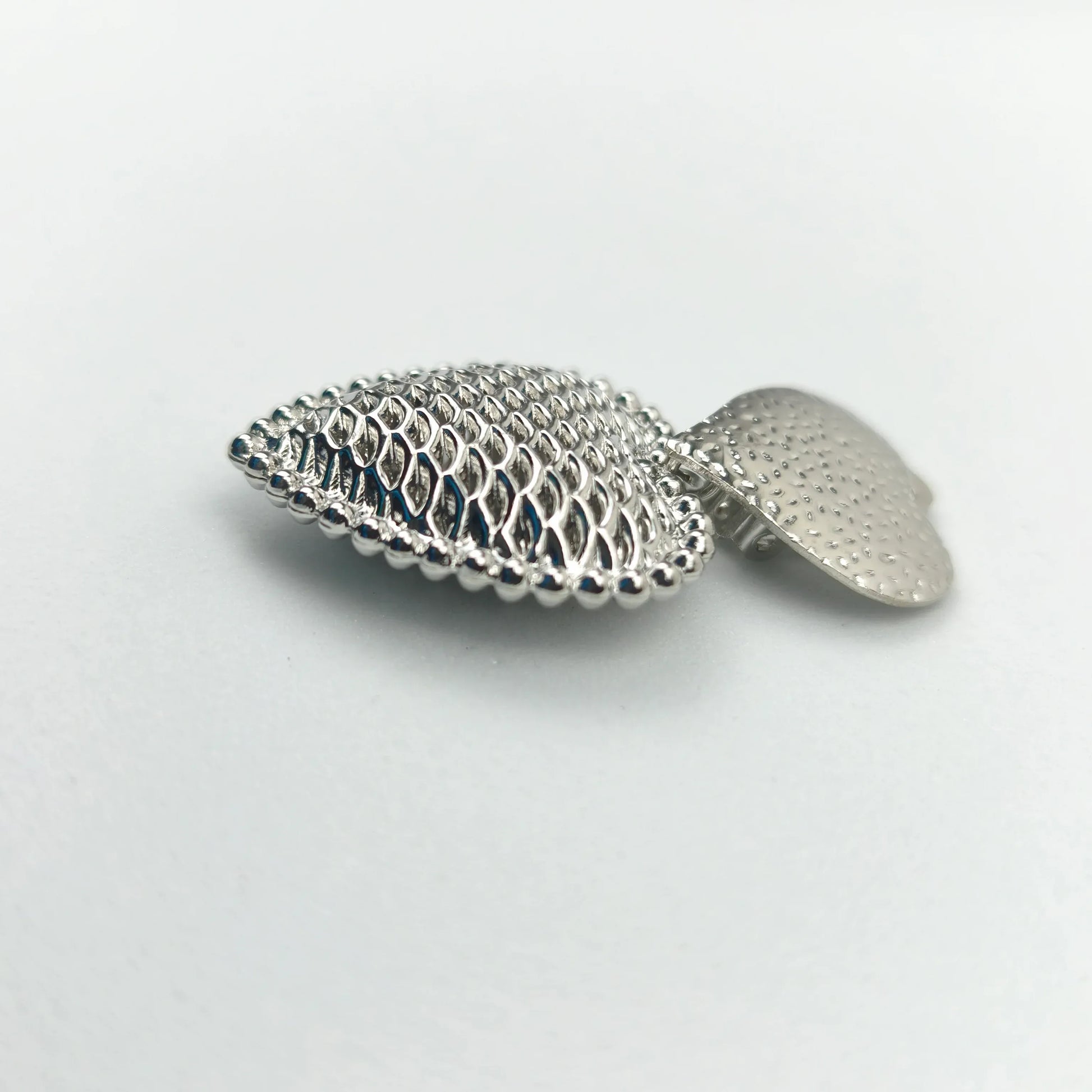 Double heart drop earrings - silver-tone - Stile Donna Bags