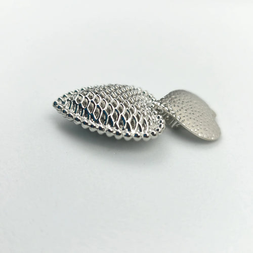 Double heart drop earrings - silver-tone - Stile Donna Bags