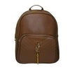 Brown Leather Backpack - MS-4659 - Stile Donna Bags