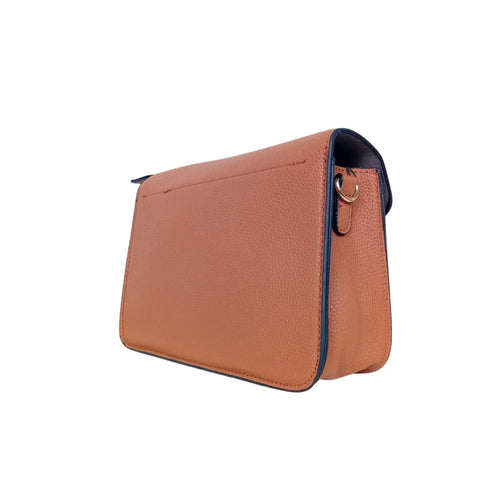 Brown Leather Shoulder Bag - MS-6346 - Stile Donna Bags