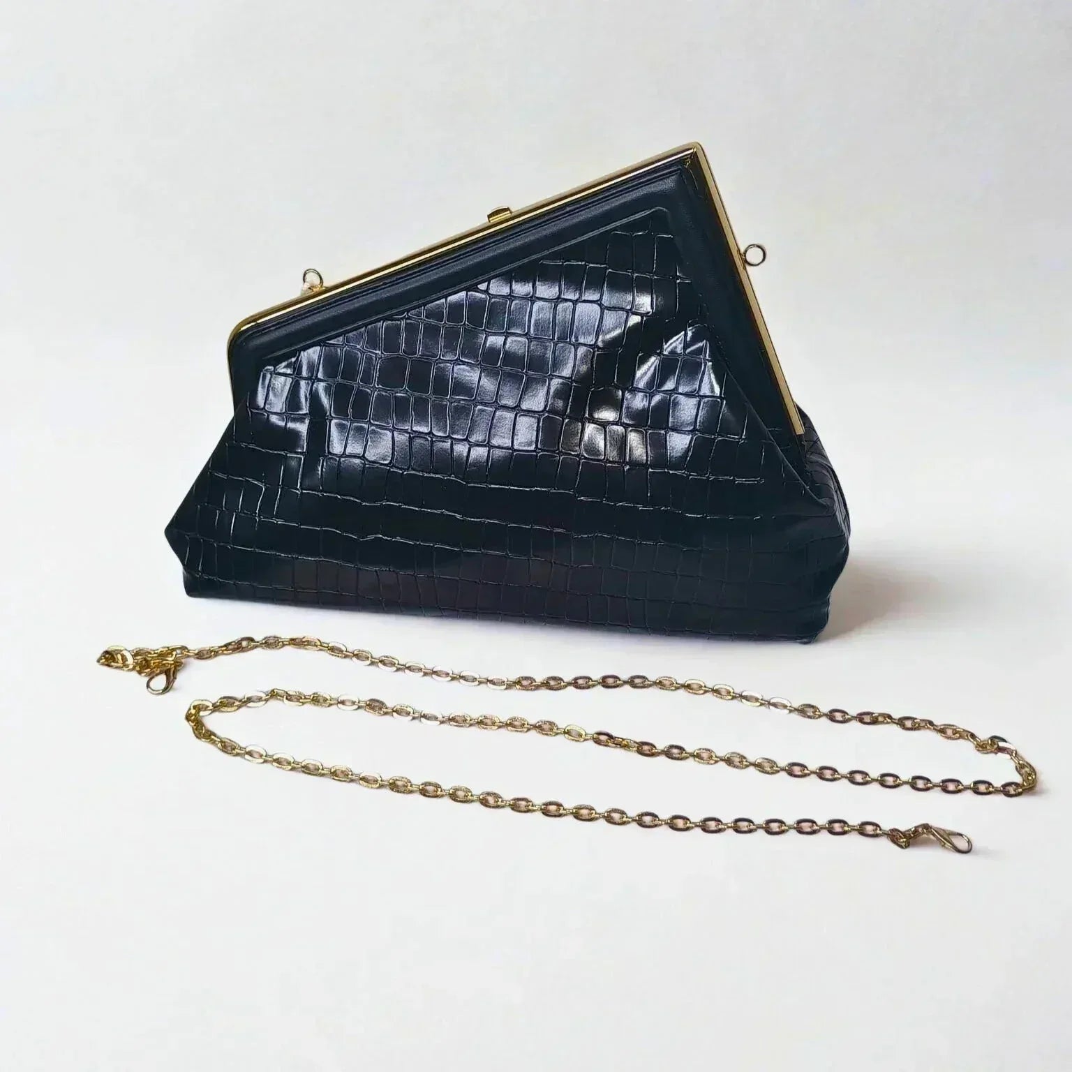 Clutch bag with shoulder strap - MS-9964 - Stile Donna Bags