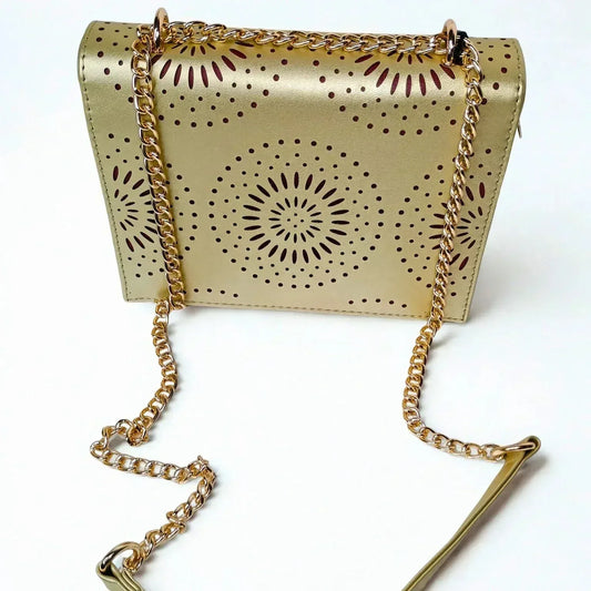 Crossbody Bag with Chain Strap - MS-4335 - Stile Donna Bags