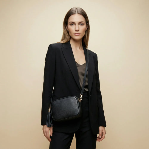 Crossbody bag in full-grain Leather MS-5990 - Stile Donna Bags