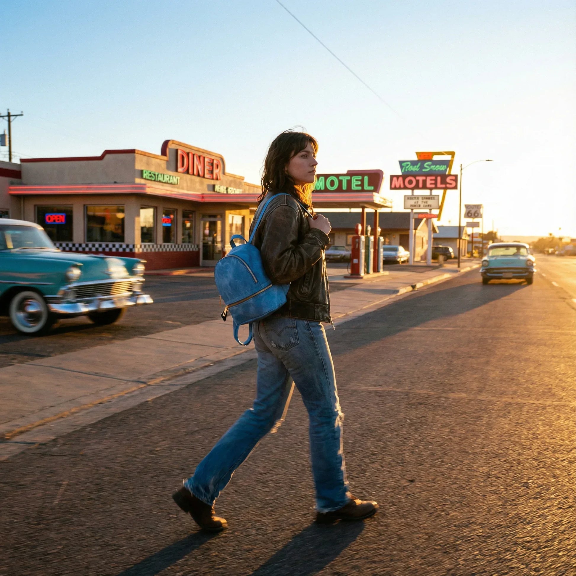 Denim mini backpack - Stile Donna Bags