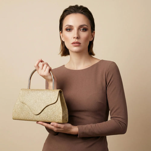 Glitter Evening Clutch Bag - Stile Donna Bags