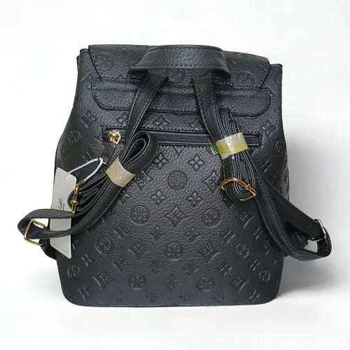 Gray leather backpack - MS-7112 - Stile Donna Bags