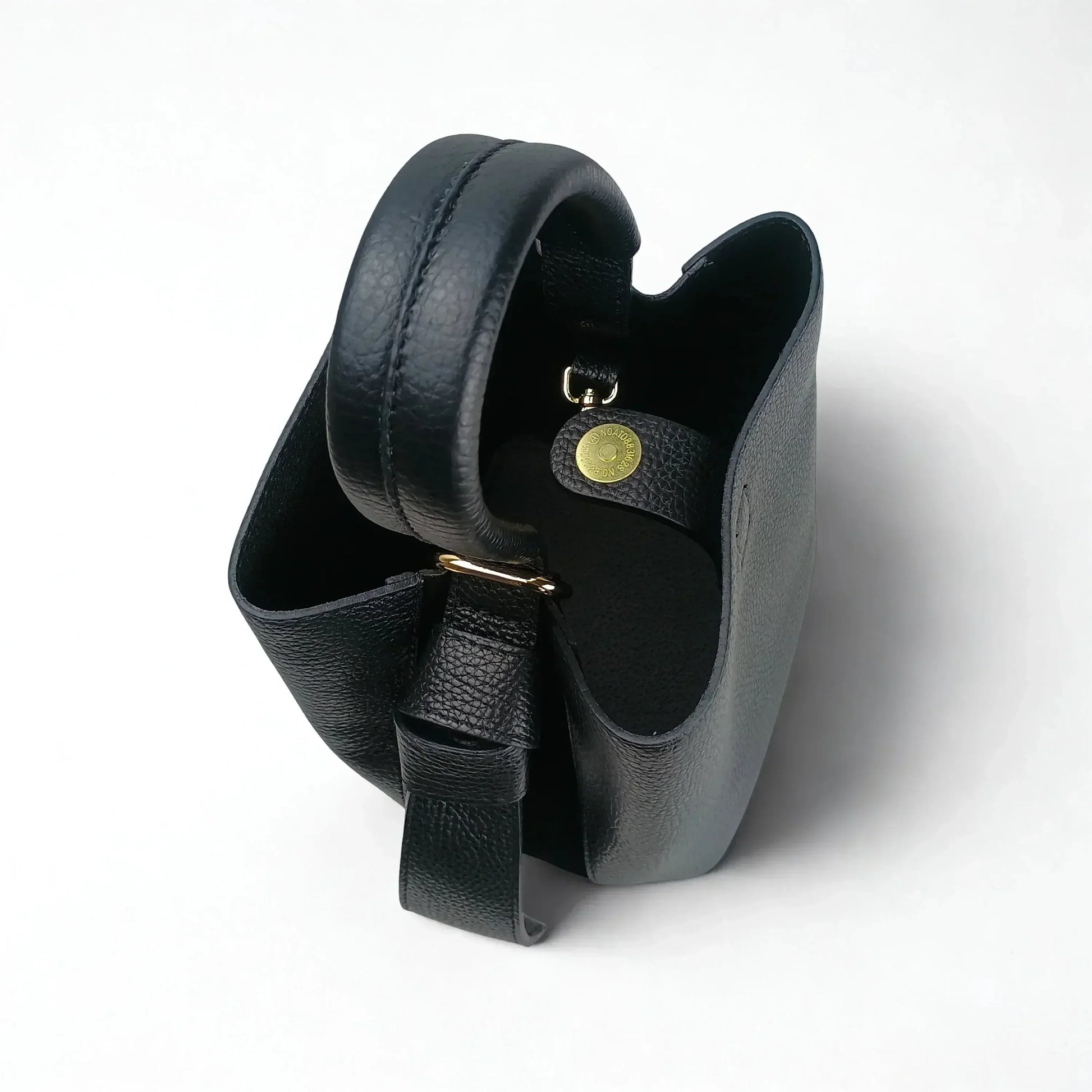 Italian Leather Bucket Bag MS-3265 - Stile Donna Bags