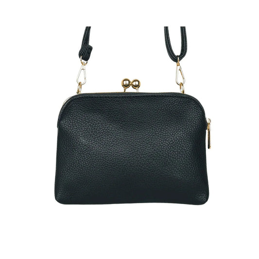 Leather Clutch Crossbody Bag MS-8189 - Stile Donna Bags