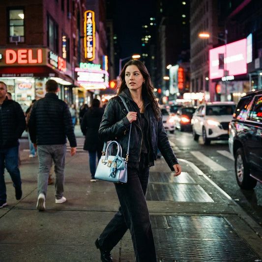 Leather Mini Bag MS-6539 - Stile Donna Bags