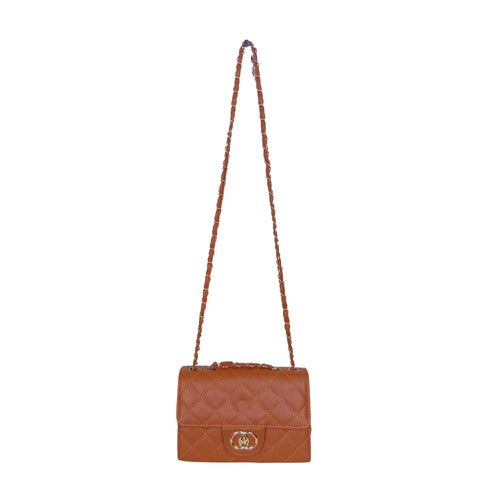 Leather Shoulder Bag - MS-4554 - Stile Donna Bags