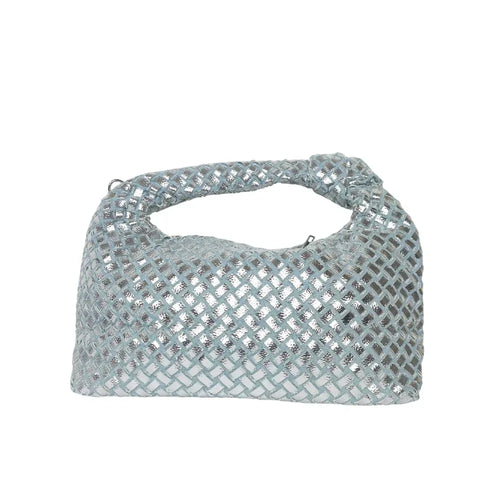 Mesh Knot handle bag with detachable strap - Stile Donna Bags