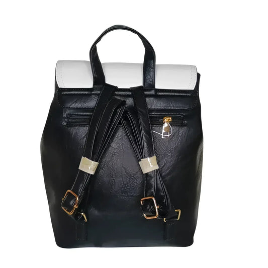 Mickey Leather Backpack - MS-3472 - Stile Donna Bags
