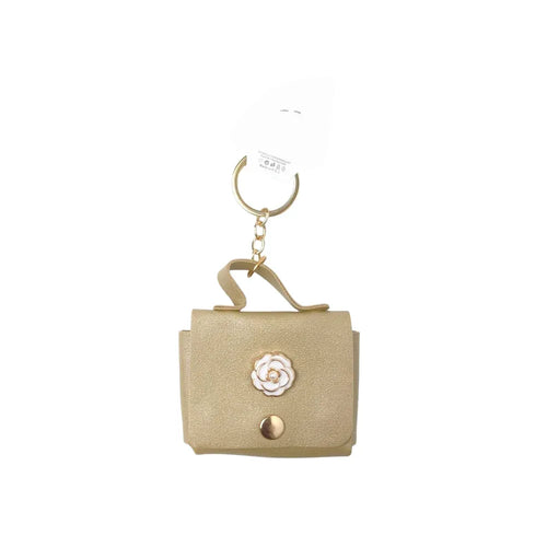 Mini Floral Wallet Key Charm – Coin Pouch - Stile Donna Bags