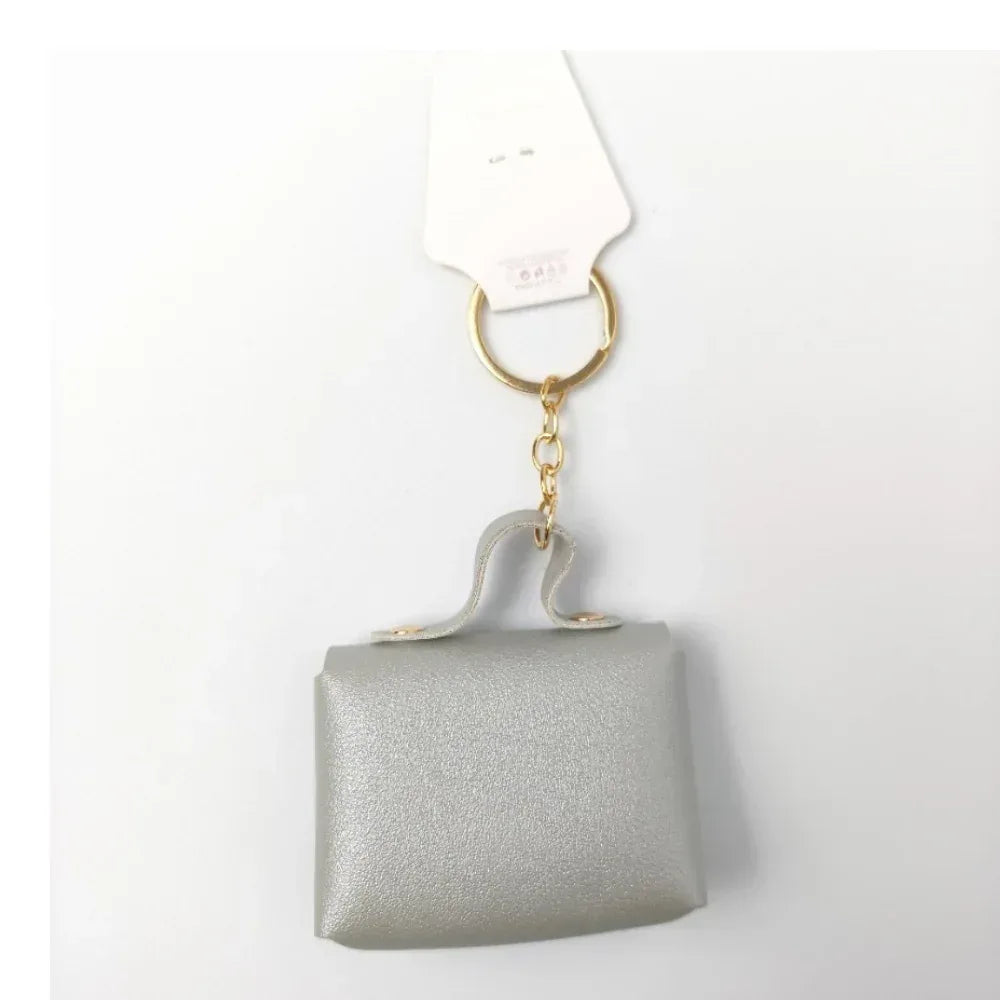 Mini Floral Wallet Key Charm – Coin Pouch - Stile Donna Bags
