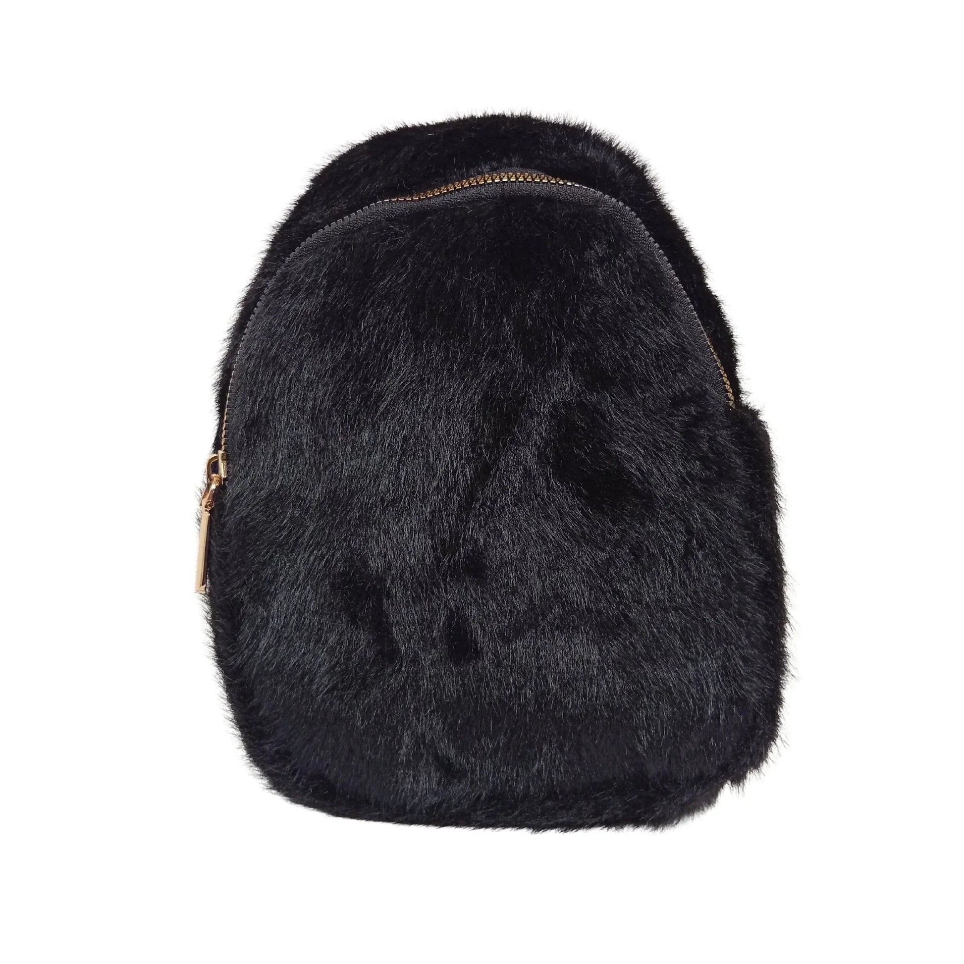 Mini faux fur crossbody bag - Stile Donna Bags