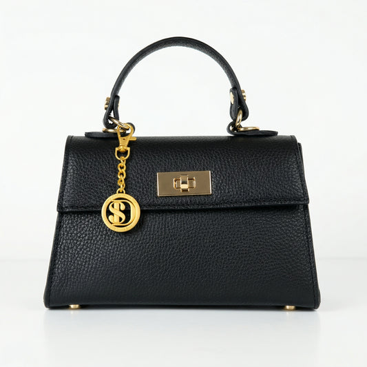 Mini borsa Veron in vera pelle con tracolla removibile by Stile Donna Bags