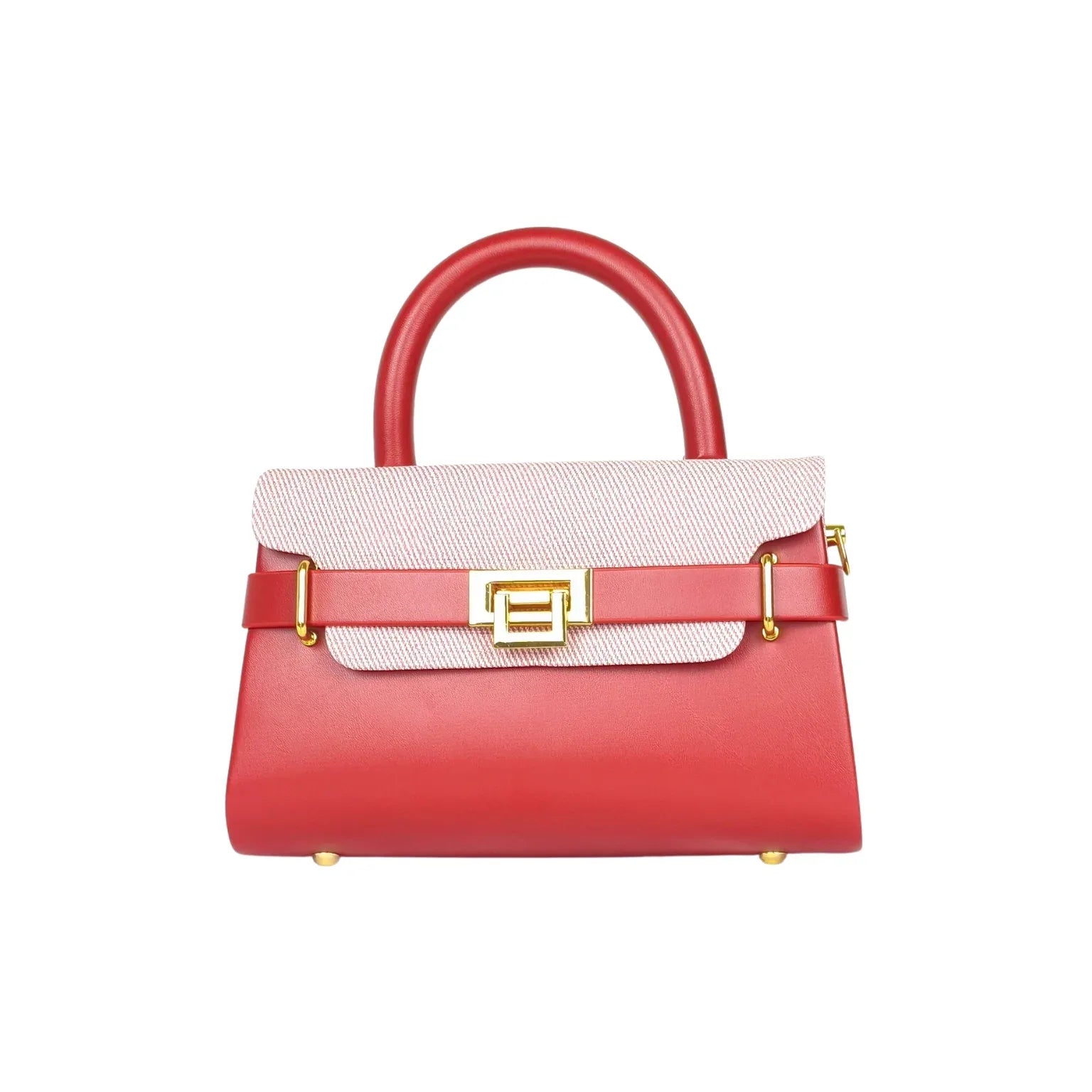 Mini Top-Handle Crossbody Statement Bag - Stile Donna Bags