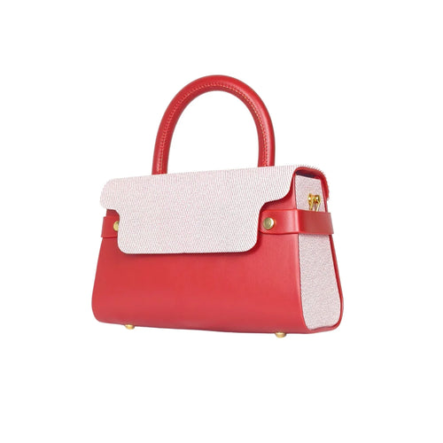 Mini Top-Handle Crossbody Statement Bag - Stile Donna Bags