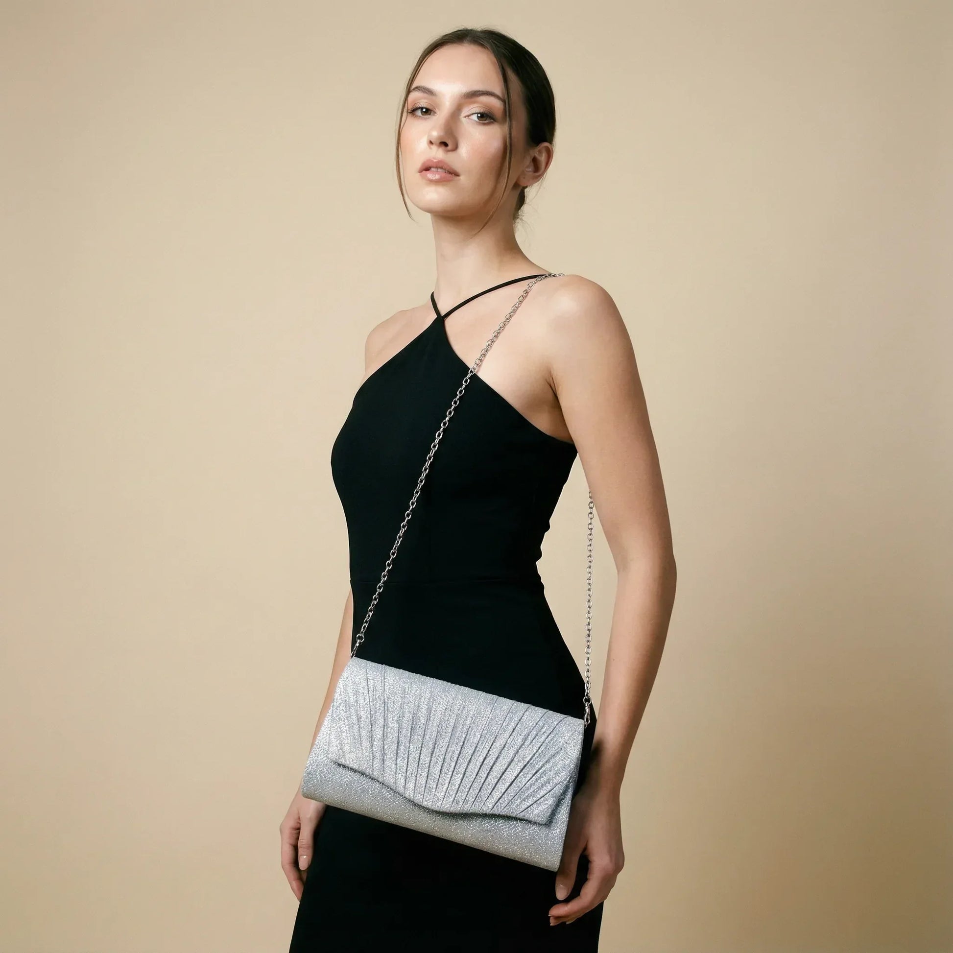 Rhinestone Clutch Bag - Stile Donna Bags