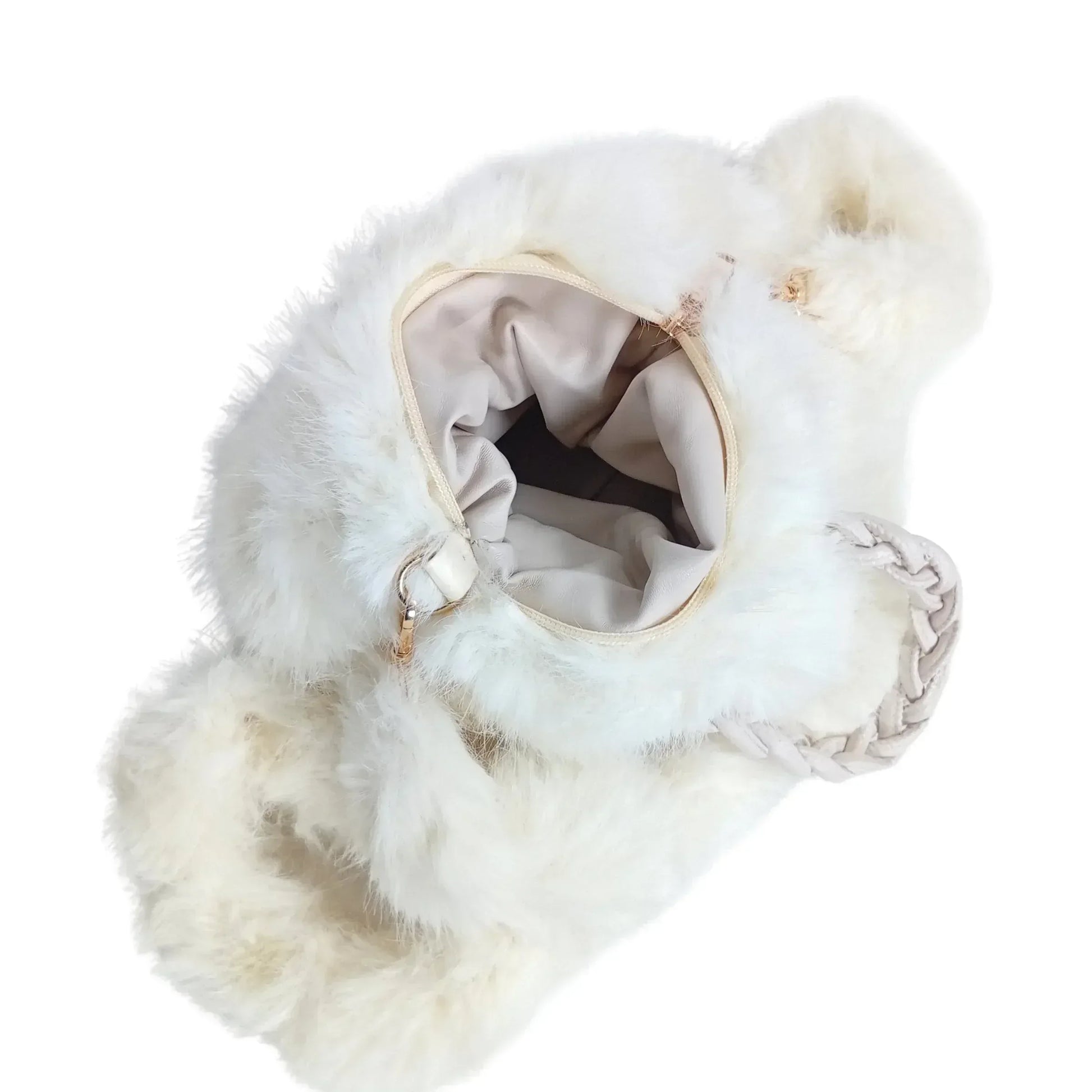 Soft fuzzy faux-fur handbag MS-0560 - Stile Donna Bags