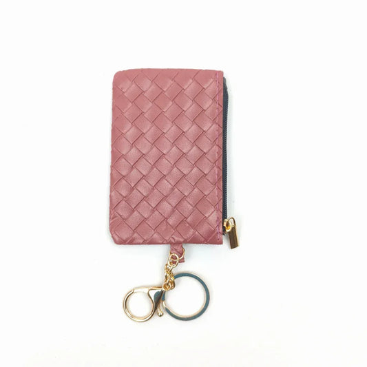 Ruby Weave Keychain Wallet - Stile Donna Bags
