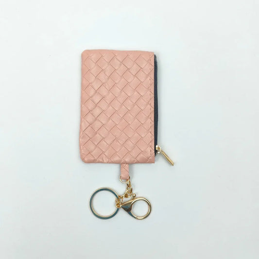 Ruby Weave Keychain Wallet - Stile Donna Bags
