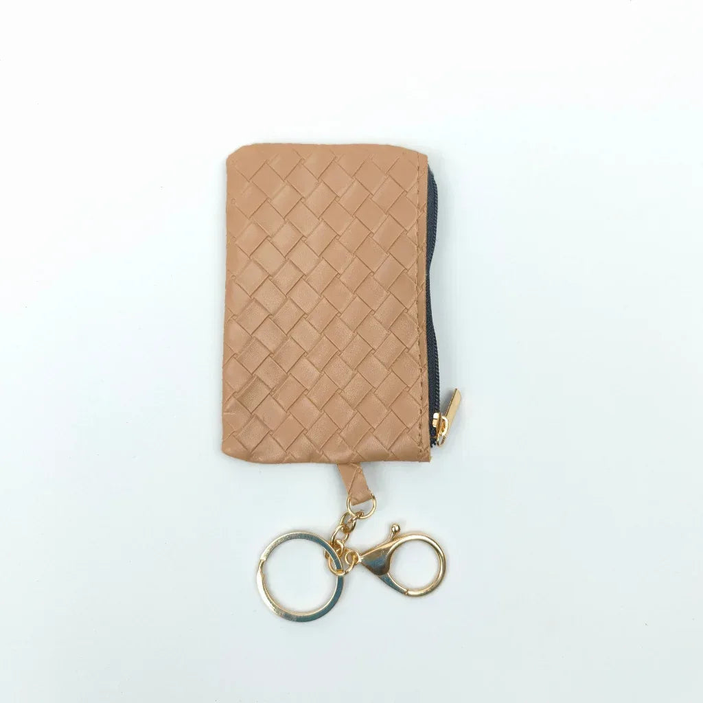 Ruby Weave Keychain Wallet - Stile Donna Bags