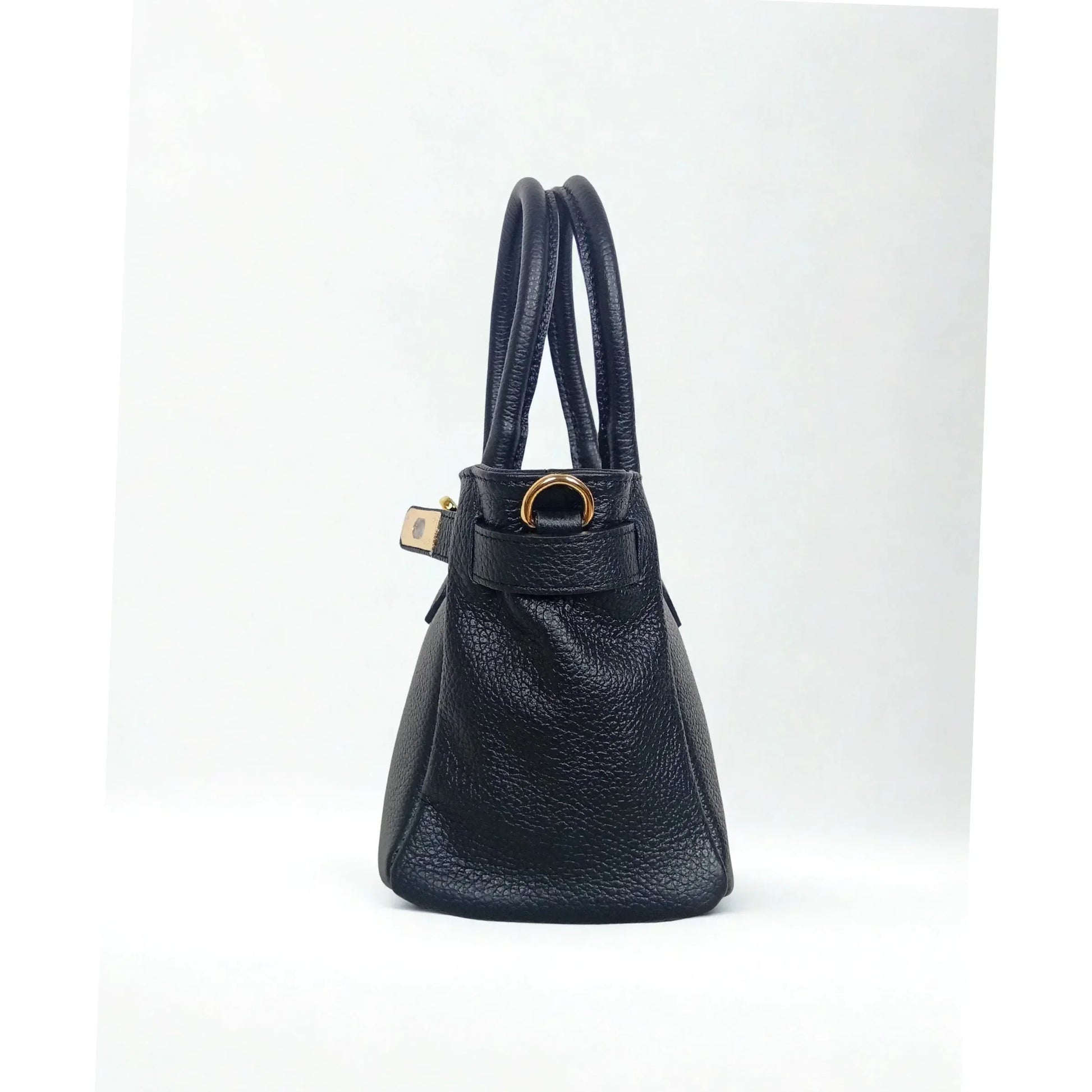 Velinara MS-0787 full-grain leather handbag with detachable strap - Stile Donna Bags