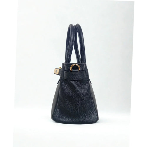 Velinara MS-0787 full-grain leather handbag with detachable strap - Stile Donna Bags