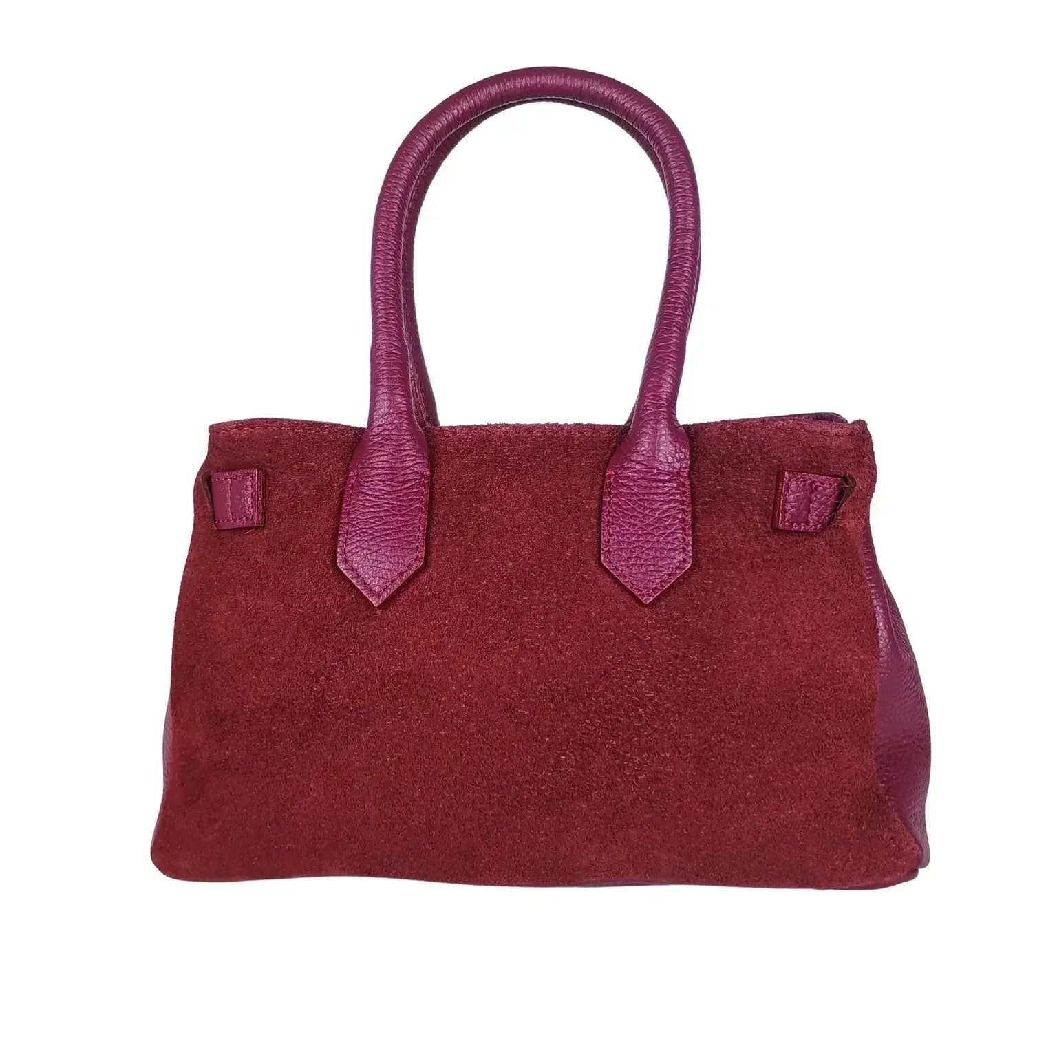 Velinara MS-5494 Suede Leather Handbag - Stile Donna Bags
