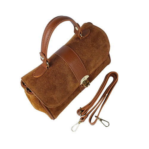 Venezia Suede Leather Bag MS-9569 - Stile Donna Bags