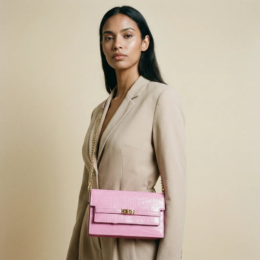 Women's purse with chain strap SM-3516 - Stile Donna Bags