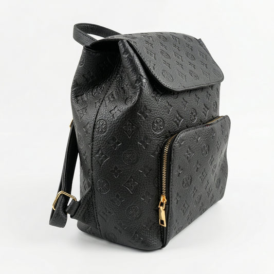 Zaino da Donna in Pelle Grigia dal Design Pratico e Raffinato - zaino pelle nera