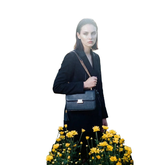 Black Viki crossbody bag MS-0531 - Stile Donna Bags