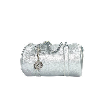 Borsa a Cilindro in Premium PU Leather con Doppi Manici - borsa cilindrica pelle