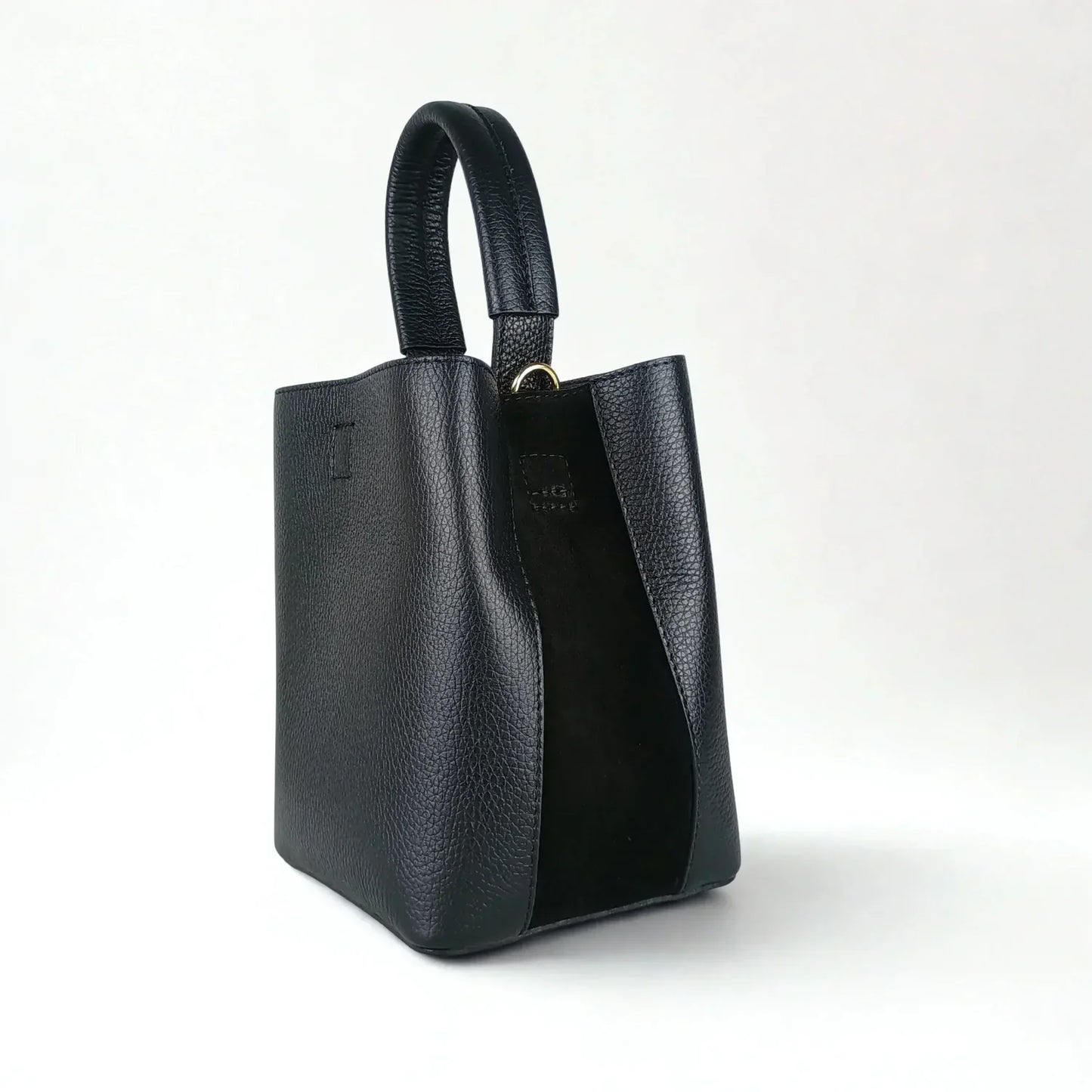 Borsa a Secchiello in Vera Pelle per l’Uso Quotidiano - borsa secchiello pelle