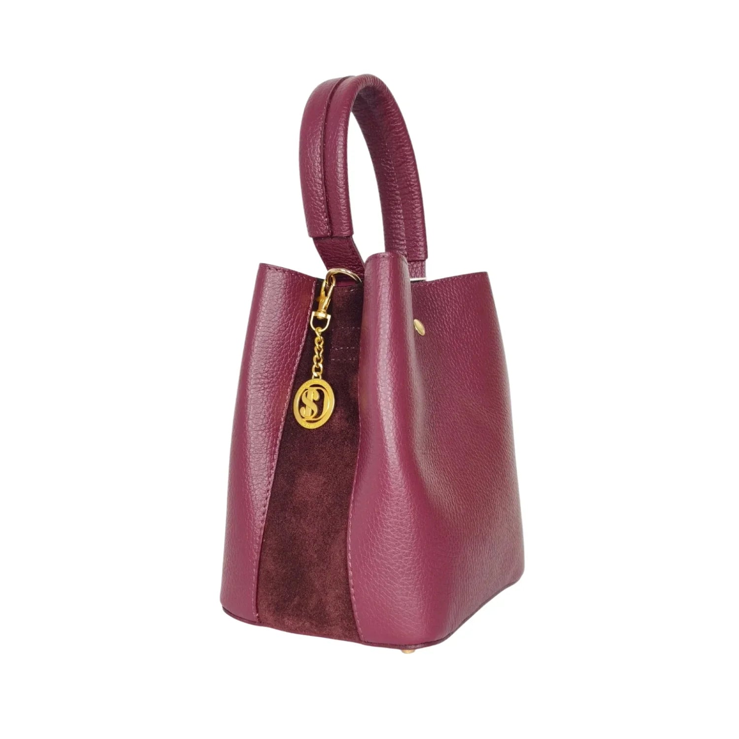 Borsa a Secchiello in Vera Pelle per l’Uso Quotidiano - borsa secchiello pelle