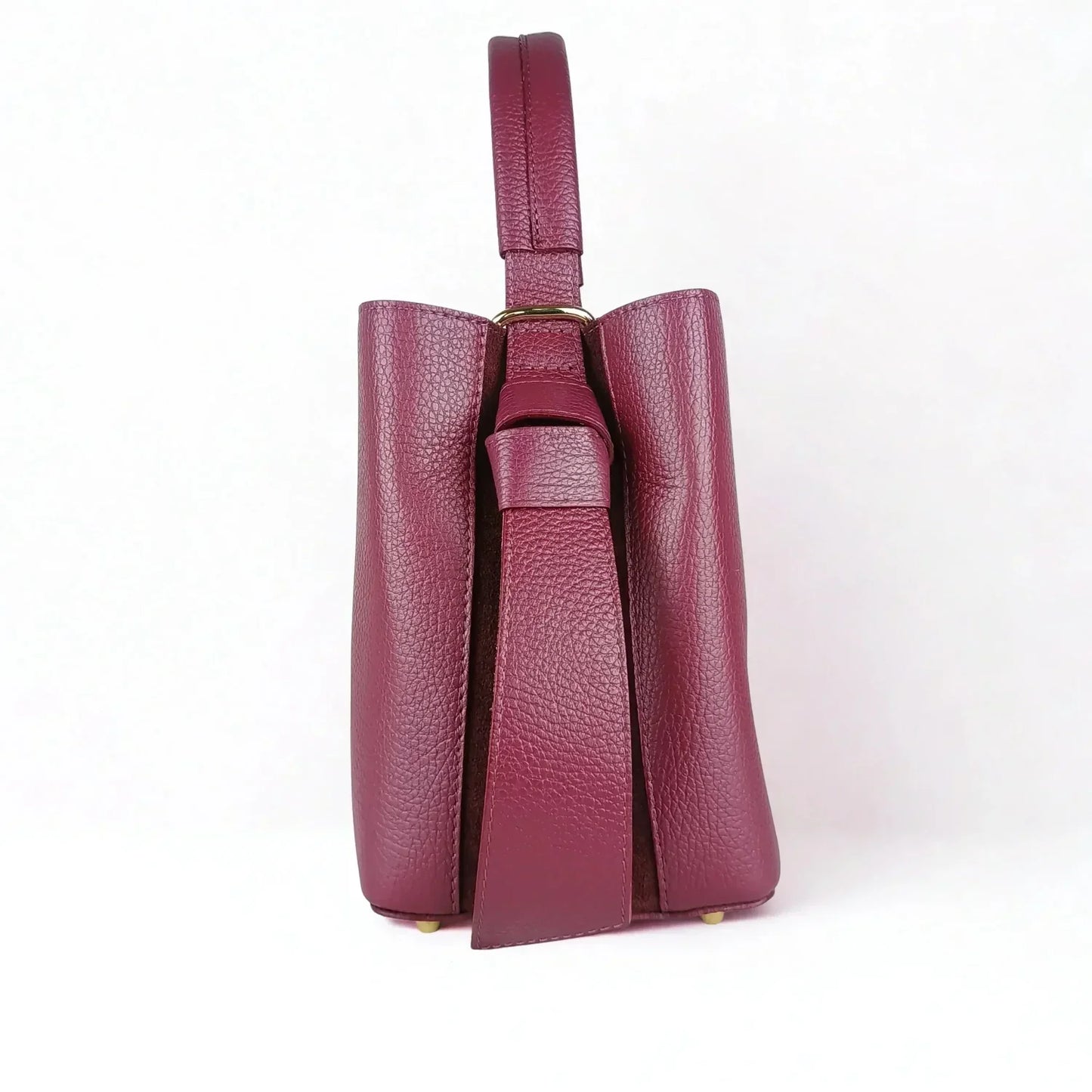 Borsa a Secchiello in Vera Pelle per l’Uso Quotidiano - borsa secchiello pelle