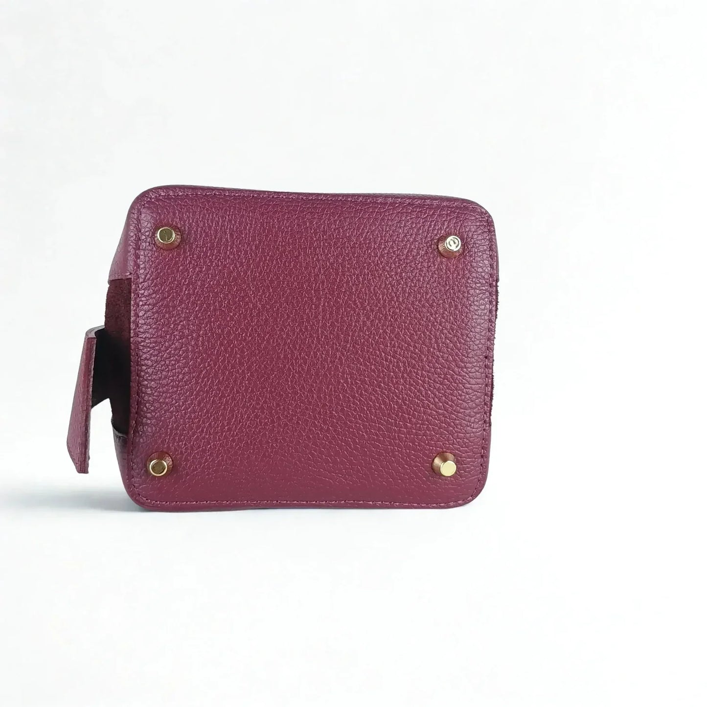 Borsa a Secchiello in Vera Pelle per l’Uso Quotidiano - portafoglio pelle scamosciata