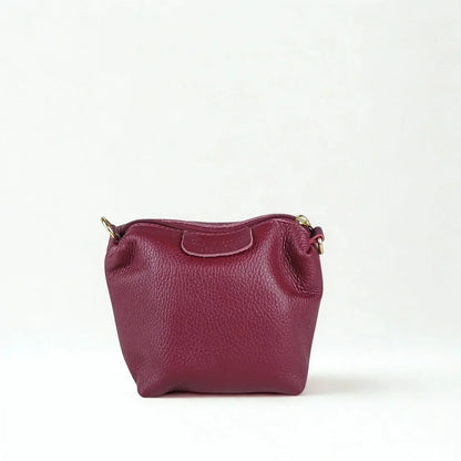 Borsa a Secchiello in Vera Pelle per l’Uso Quotidiano - borsa tracolla pelle